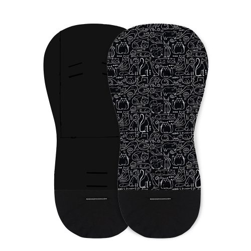 Petite&Mars Ülésbetét babakocsiba, Foamy, Black Cats