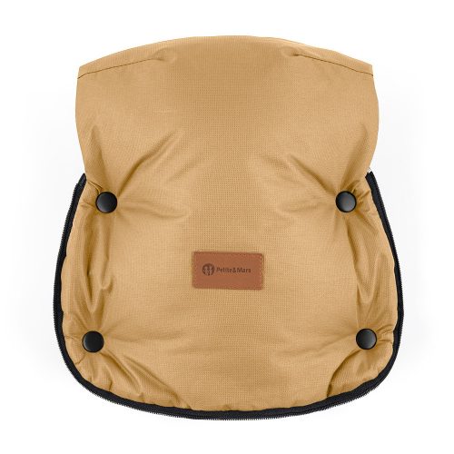 Petite&Mars Kesztyű / Kézmelegítő babakocsira Furry - Elegant Caramel