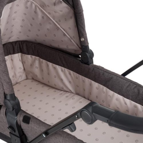 Petite&Mars Vario babakocsihoz mózeskosár, Dark Grey 