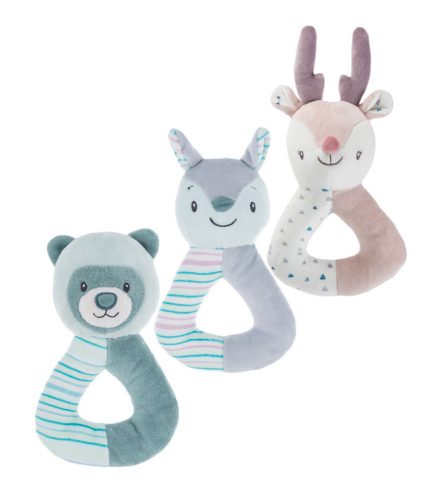 Petite&Mars Csörgő játék, mackó, Mike