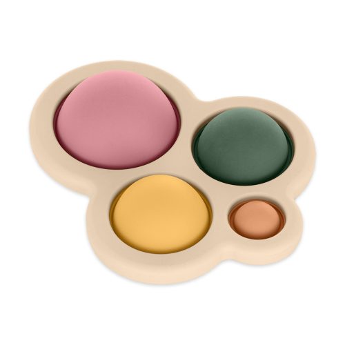 Petite&Mars Szilikon játék, Chill out, Dusty Rose, 6 hó+