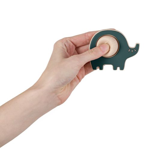 Petite&Mars Szilikon játék Elephant Edwin Misty Green 6hó+