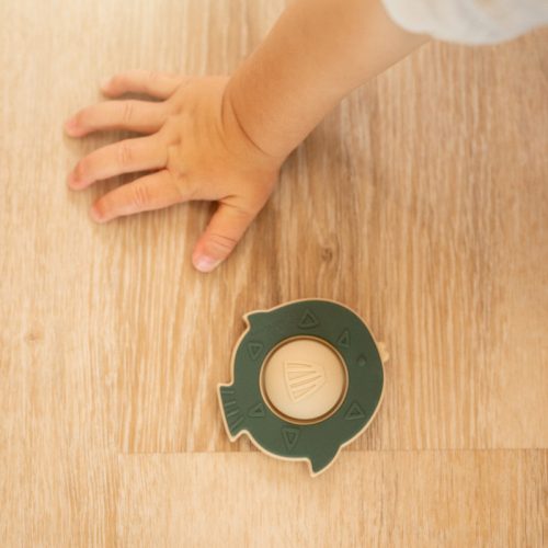 Petite&Mars Szilikon játék Fish Fiona Misty Green 6hó+