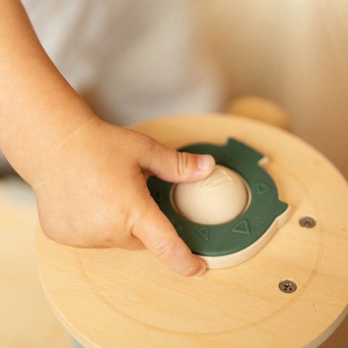 Petite&Mars Szilikon játék Fish Fiona Misty Green 6hó+