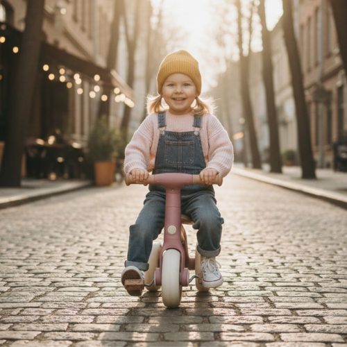 Petite&Mars Multifunkciós tricikli 3v1 Bingo Dusty Rose