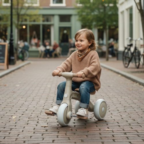 Petite&Mars Multifunkciós tricikli 3v1 Bingo Ivory White