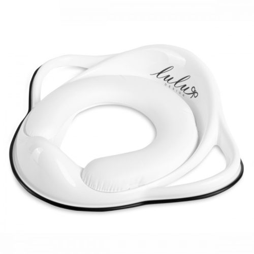Maltex WC szűkítő fogantyúkkal, puha Lulu fehér
