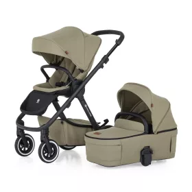   Petite&Mars Kombinált babakocsi, ICON 2in1, Mossy Green, LITE AIR