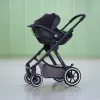 Petite&Mars Core Pro i-Size autósülés 40-87 cm (0-13 kg) - fekete-szürke