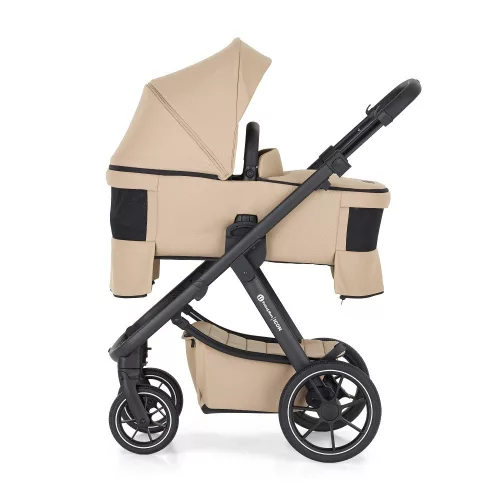 Petite&Mars Kombinált babakocsi, ICON 2in1, Mocha Beige, XXL RWS