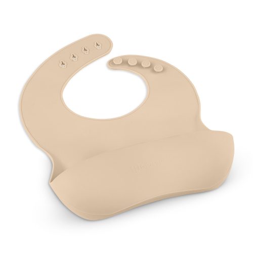 Petite&Mars Szilikon előke, Take&Match, 6 hó+, Desert Sand