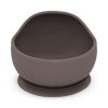 Petite&Mars Szilikon tál tapadókoronggal Take&Match Bitter Cocoa 6m+