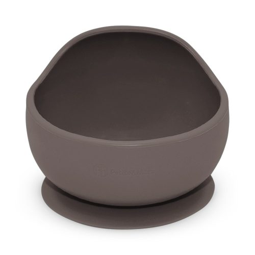 Petite&Mars Szilikon tál tapadókoronggal Take&Match Bitter Cocoa 6m+