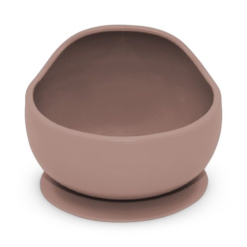 Petite&Mars Szilikon tál tapadókoronggal Take&Match Velvet Latte 6m+