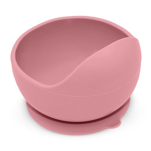 Petite&Mars Szilikon tál tapadókoronggal, Take&Match, Dusty Rose, 6 hó+