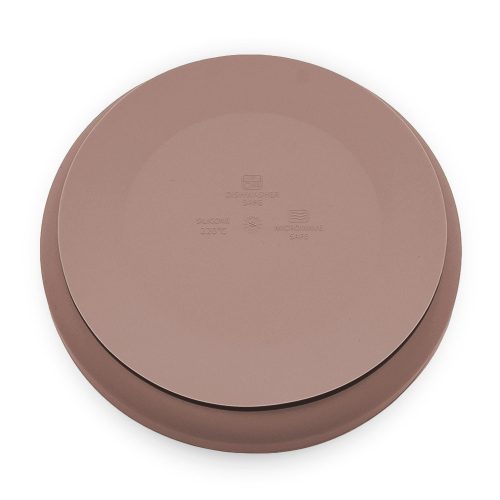 Petite&Mars Szilikon tányér tapadókoronggal Take&Match Velvet Latte 6m+