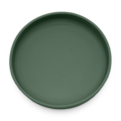 Petite&Mars Szilikon tányér tapadókoronggal, Take&Match, Misty Green, 6 hó+