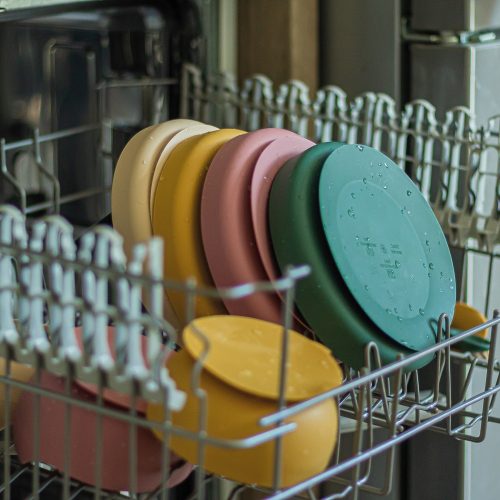 Petite&Mars Szilikon tányér tapadókoronggal, Take&Match, Desert Sand, 6 hó+