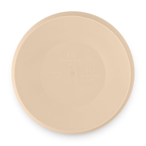 Petite&Mars Szilikon tál, Take&Match, Desert Sand, 6 hó+