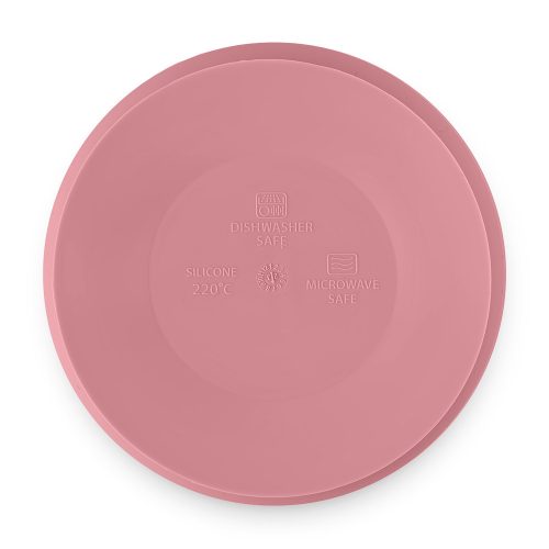 Petite&Mars Szilikon tál, Take&Match, Dusty Rose, 6 hó+