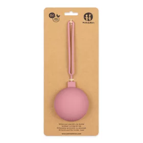 Petite&Mars Szilikon cumitartó tok, Dusty Rose, 0 hó+