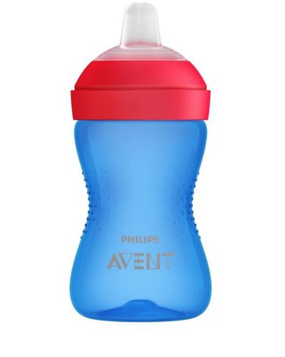 Avent SCF802/01 Puha harapásálló csőrös pohár 300 ml - kék
