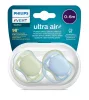Avent SCF085/21, 2 darab, kék, fiús, ultra air neutral játszócumi, 0-6 hó fiús