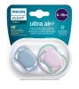 Avent SCF085/34, 2 darab, lányos, kék játszócumi, ultra air neutral, 6-18hó