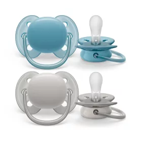   Avent SCF091/17 fiús játszócumi, ultrasoft premium, neutral, 6-18 hó, 2 db