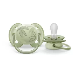   Avent SCF092/02 Ultrasoft premium, zöld játszócumi, 0-6 hó, 1 db