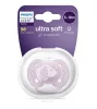 Avent SCF092/05 lila játszócumi, ultrasoft premium, 6-18hó, 1 db