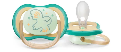 Avent SCF377/01 Ultra air, éjszakai játszócumi, 0-6 hó, 1 db