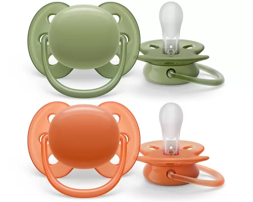 Philips AVENT Játszócumi, Ultrasoft Premium, neutral, 18 hó+, 2 db