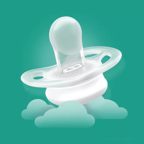 Philips AVENT SCF075/01 Játszócumi ultra start neutral 0-2hó 2 db - lányos