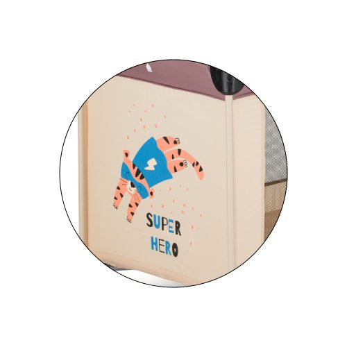 Petite&Mars Utazóágy Koot - Tiger Super Hero