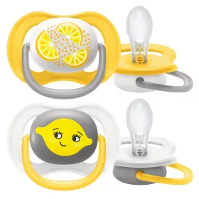   Avent SCF080/18 ultra air, 2 darab játszócumi, neutral, 6-18 hó