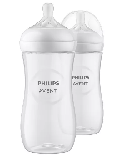 Avent SCY906/02 Natural Response cumisüveg, 330 ml, 3 hó+, 2 db