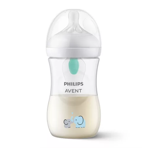 Avent SCY673/81 Natural Response elefántos cumisüveg AirFree 260 ml 1 hó+