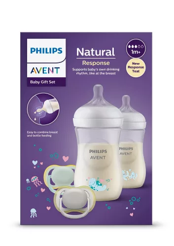 Philips AVENT Natural Response, újszülött ajándékcsomag, SCD837/11