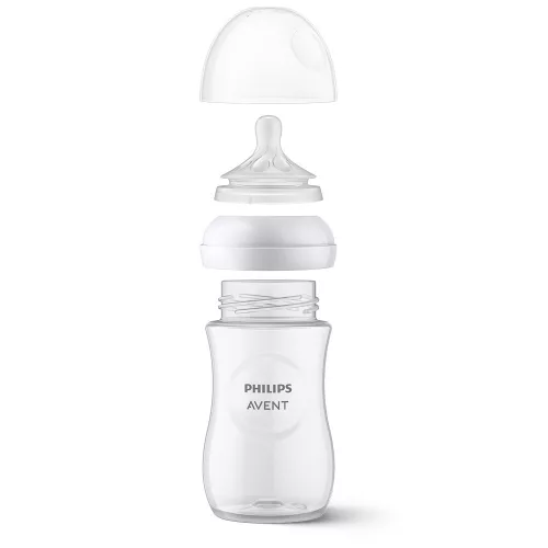 Philips AVENT SCY903/03, Cumisüveg Natural Response, 260 ml, 1 hó+, 3db