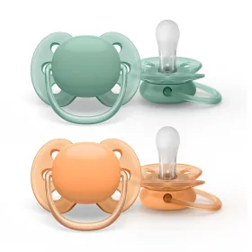   Avent SCF091/03 Játszócumi, ultrasoft, premium neutral, 0-6 hó, 2 db