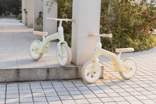 QPLAY futóbicikli Tech Cream, kor 2-4 év, 30 kg-ig