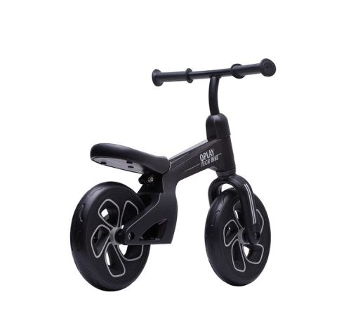 QPLAY futóbicikli Tech Black, kor 2 - 4 év, 30 kg-ig