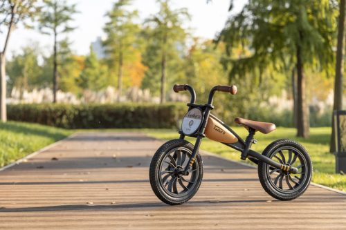 QPLAY futóbicikli Feduro Beige, kor 3-6 év