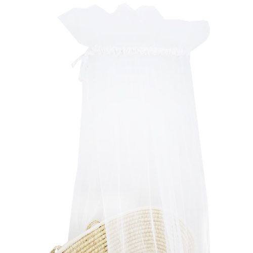 EKO Baldachin felett babaágy átlátszó 150x300 cm - White