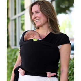 Boba Babahordozó/kendő, Wrap, Black