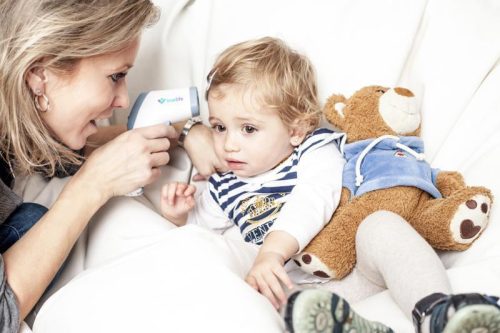 TRUELIFE érintésmentes hőmérő CARE Q7 kék