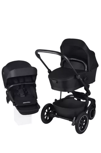 EASYWALKER Kombinált babakocsi Harvey⁵ Midnight Black XXL AIR