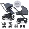 EASYWALKER XL szett kombinált Harvey NXT babakocsi kiegészítőkkel Mély Kék