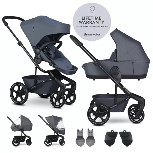 EASYWALKER XL szett kombinált Harvey NXT babakocsi kiegészítőkkel Mély Kék